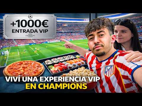 ME INVITARON A LA VIP DE CHAMPIONS EN EL CAMPO DEL ATLÉTICO 😳⚽