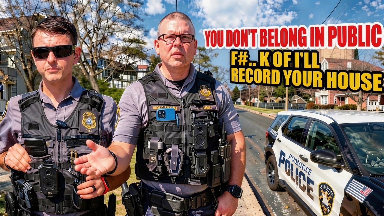 Officer Invents “20-Foot Law” For Cameraman… Then His Supervisor Steps In