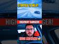 He Stopped to Help in the SNOW! 🥶 Highway Danger! #shorts #usa