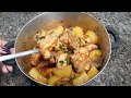 FRANGO REFOGADO COM BATATAS(receita para íniciante na cozinha)