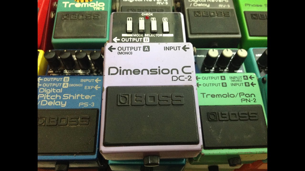 Boss Pedal Review 36: DC-2 Dimension C - YouTube