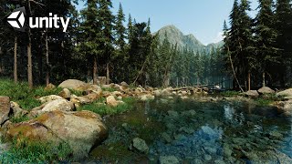 Beautiful Lake Scene | Speed Level/Scene Art | Unity HDRP Environment