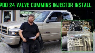 Power Driven Diesel 7x.009 24 Valve Second Gen Cummins Injector Install