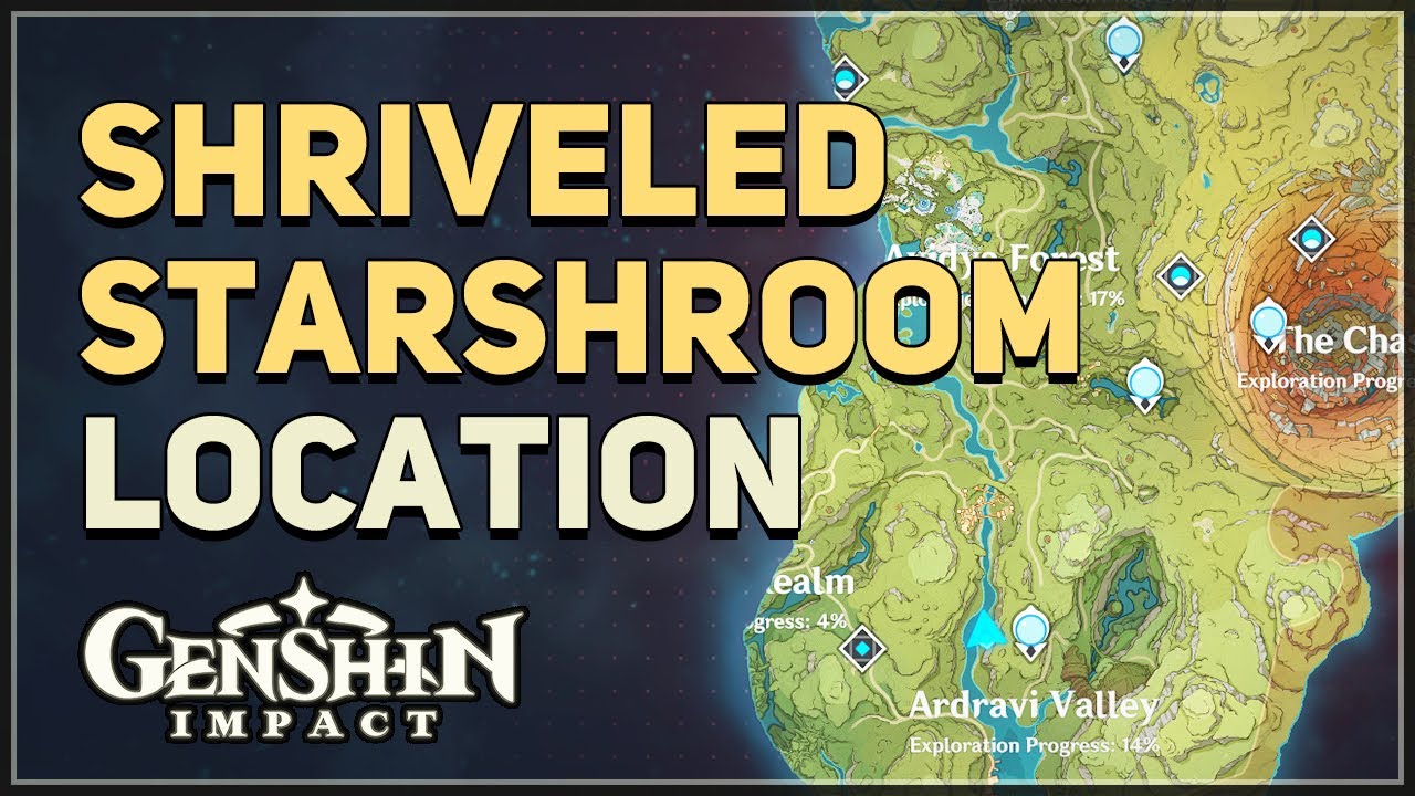 Shriveled Starshroom Location Genshin Impact
