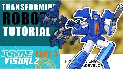 Part three Gdevelop 5 Transforming Robot Tutorial Game Design