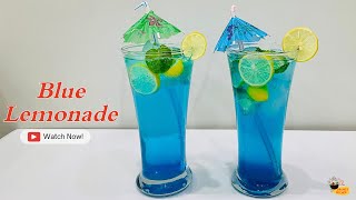 : Blue Lemonade | Blue Lagoon Mocktail By Siblings Kitchen