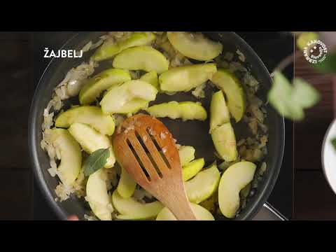 Video: Piščančji Zvitek Z Jabolki
