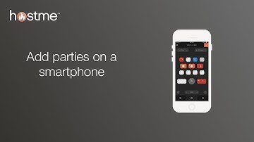 Add parties on a smartphone