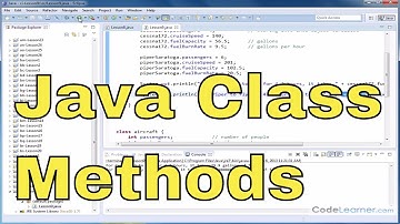 Java Programming Tutorial 09 - Class Methods with Parameters