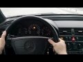 W202 Mercedes-Benz C230 Kompressor 0-100 km/h Acceleration and Sound