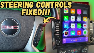 How To Program Steering Wheel Controls (FBINSE Head Unit Setup) | GMC Yukon / Chevy Trucks