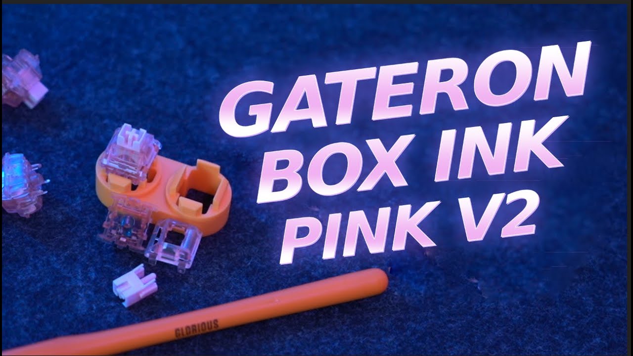 GATERON BOX INK V2 PINK 🌸 | Charakterystyka i Sound Test switchy - YouTube