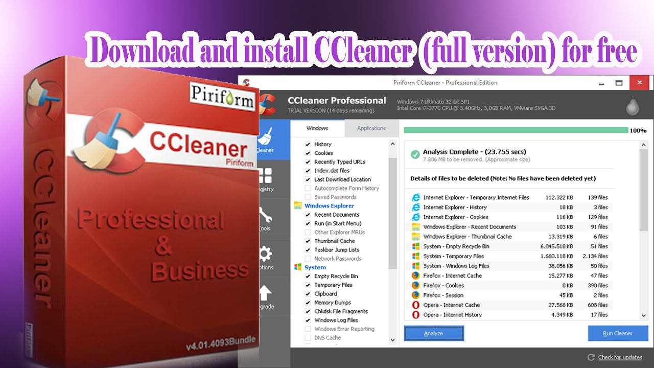 how to get ccleaner pro plus for free