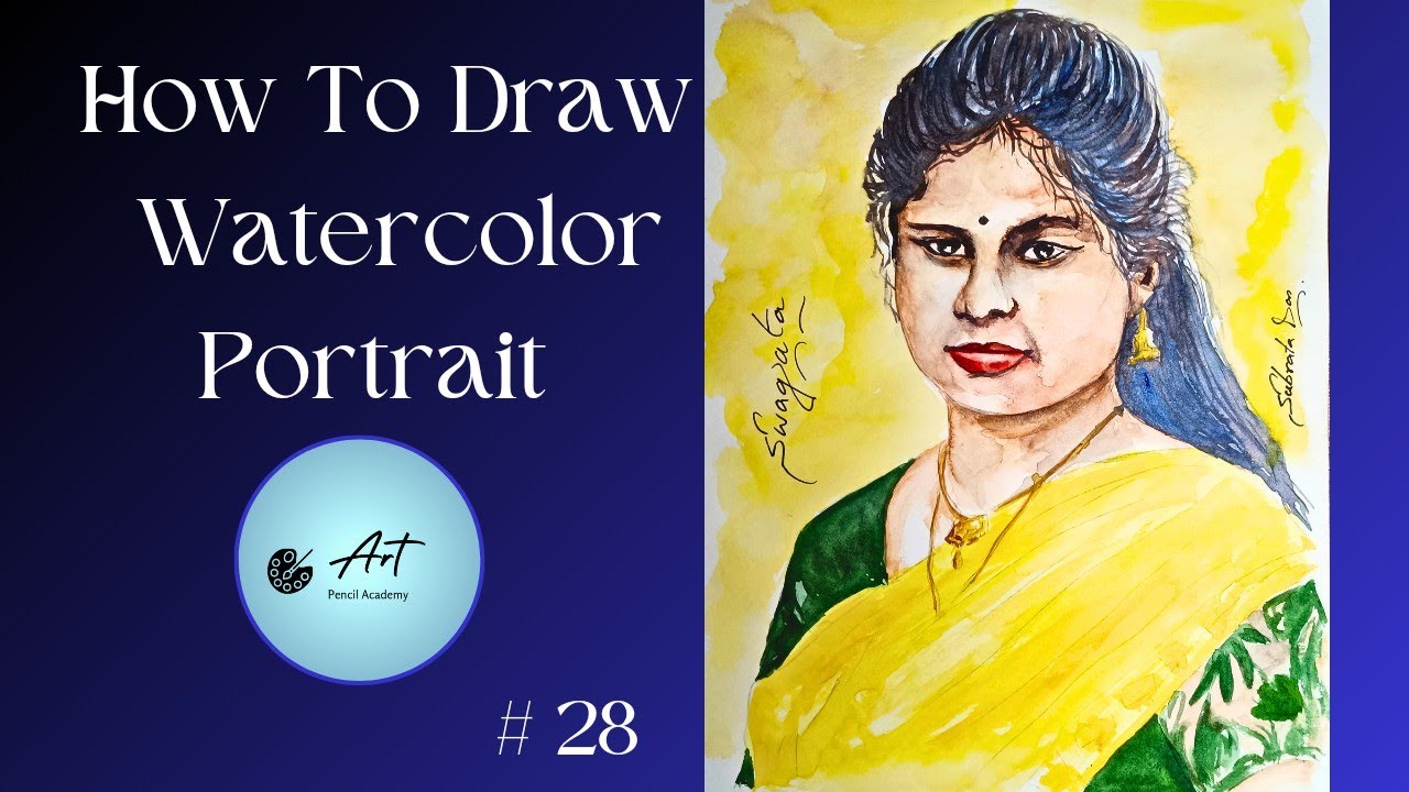 Face Drawing / Painting Faces / Face Portrait / Sketch up / Watercolor