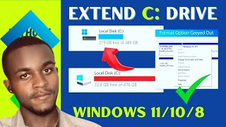 How To Delete And Extend Disk Partition In Windows 1011