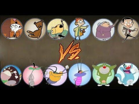 Shadow Fight 2 Oggy and Bodyguard vs M.R. Bean and bodyguards