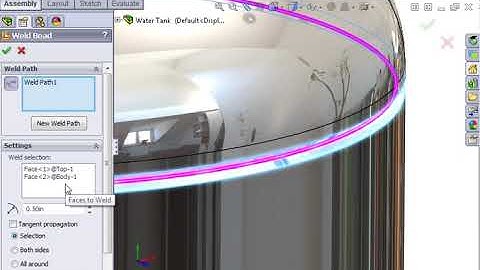 Solidworks Assembly Features 02 Assembly Features   05 Weld Beads