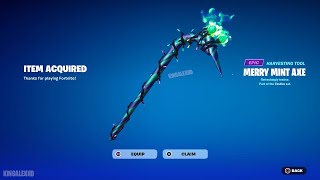 How to Get MINTY AXE Pickaxe NOW FREE CODES in Fortnite 2024!