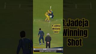 R.Jadeja Winning Shot For CSK 🔥🏆 IPL Final 2023 #shorts #rc20 #ytshorts screenshot 4