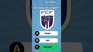 Você reconhece esses ESCUDOS da Copa de 2026? 🏆⚽ #shortsbrasil