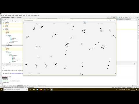 FlockingSimulation in JavaFX
