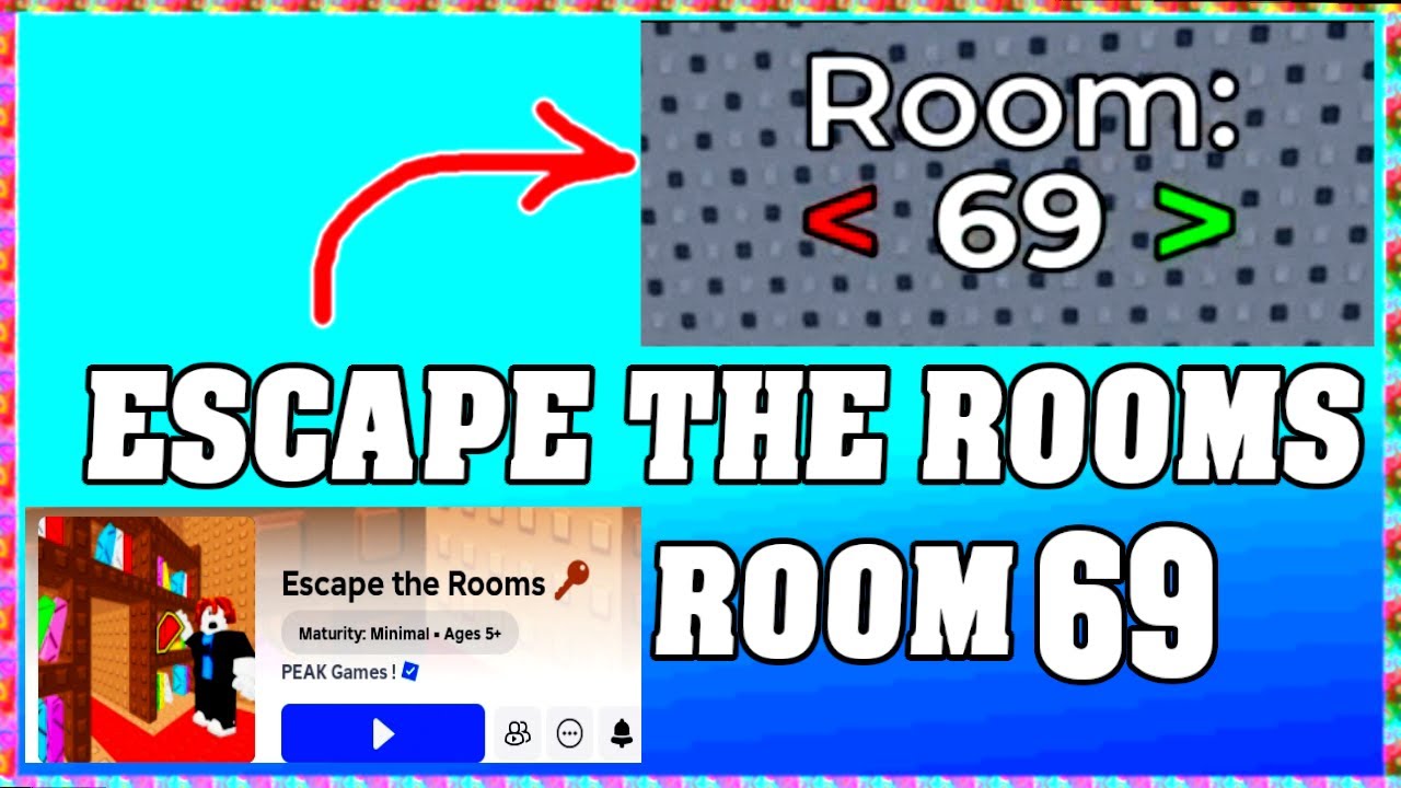 ROOM 69 ESCAPE THE ROOMS Roblox Walkthrough [Full Guide English] - YouTube