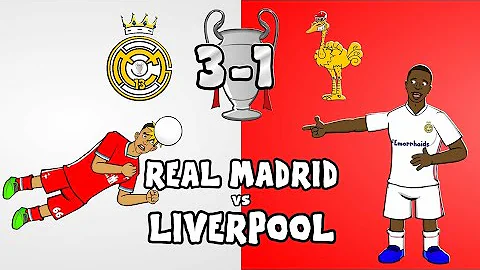 🏆Real Madrid vs Liverpool: the cartoon!🏆 (442oons Parody)