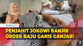 Penjahit Langganan Presiden Jokowi Banjir Order Baju Putih Garis Hitam Ganjar Pranowo