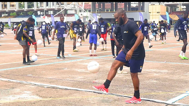 Jay Jay Okocha Display Amazing Skills With Thousands Of Youth