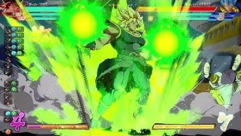 Dragon Ball Fighter Z Broly (DBS) Touch of Death Combo
