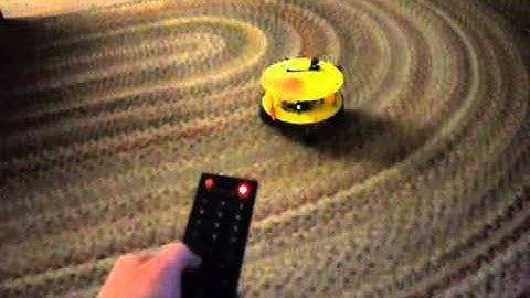 Differential drive robot with IR remote control