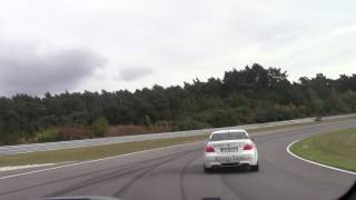 Following a M5 Ring Taxi on the track