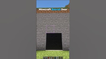 Secret Door in Minecraft #minecraft #minecraftshorts #minecraftbuilding
