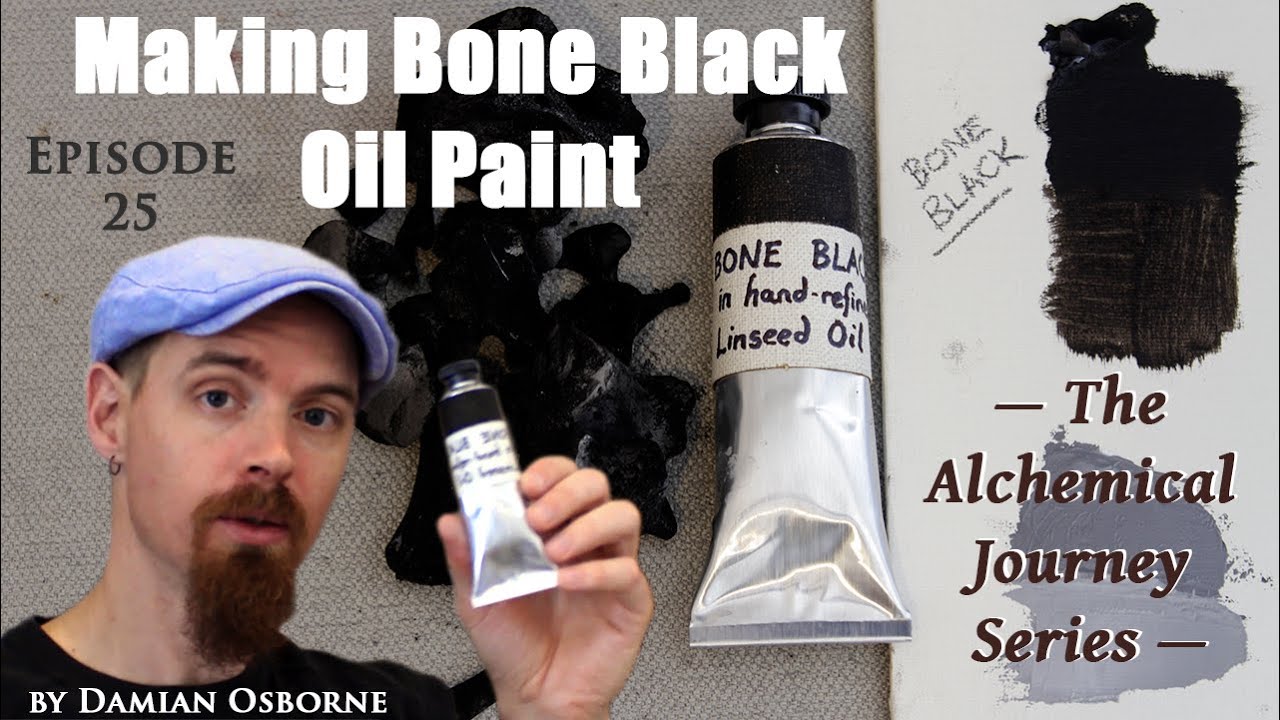 Making Bone Black Paint 