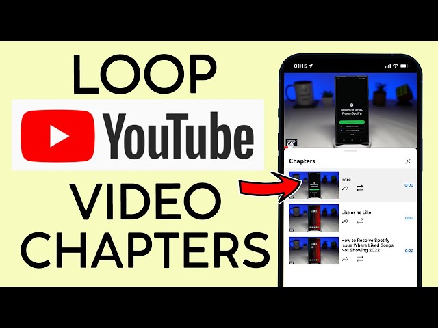 How to Loop Video Chapter on  Web Desktop 2022 