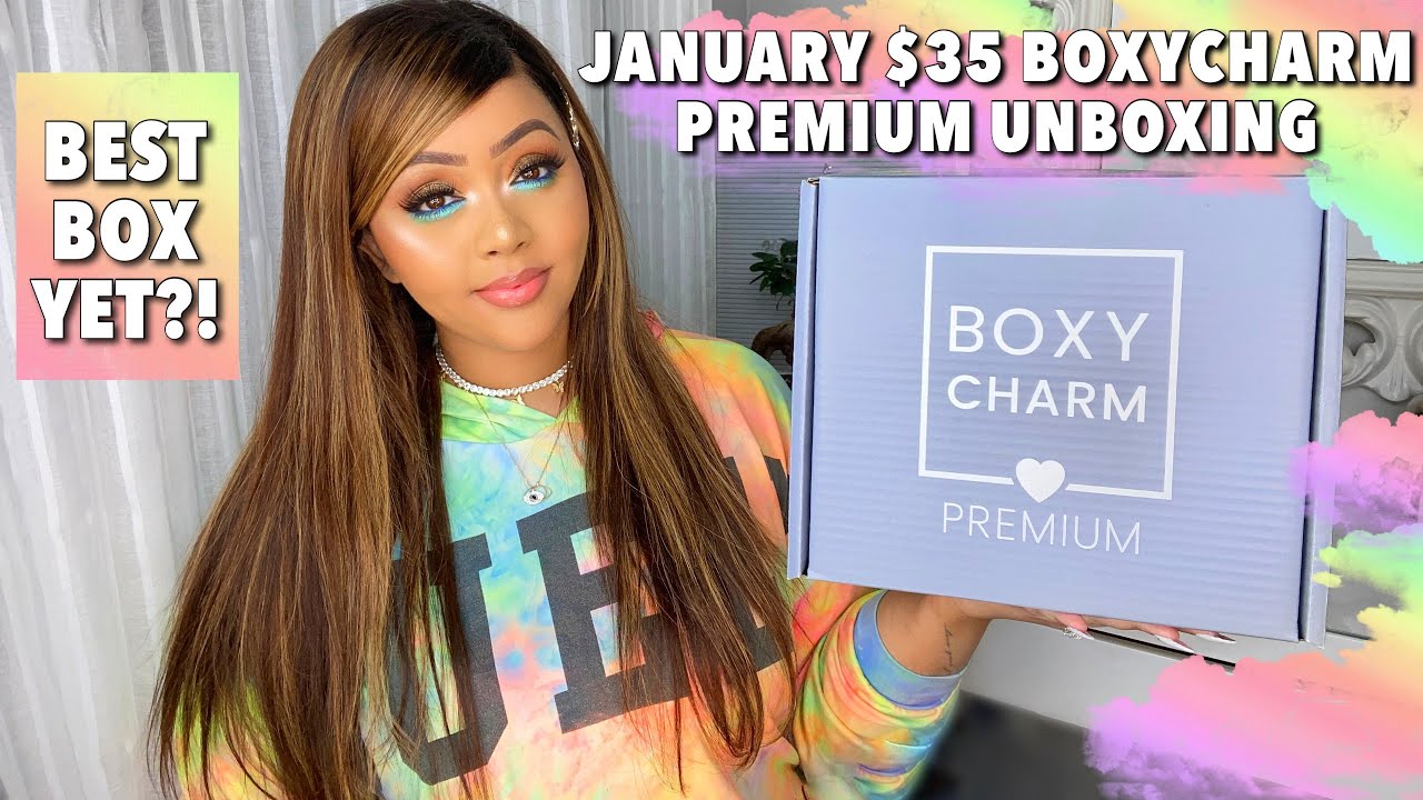  JANUARY $35 PREMIUM UNBOXING & TRY-ON || BEST YET🤩?! || BEAUTY BOX REVIEW