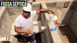 como fazer fossa séptica biodigestora com filtro anaeróbio vídeo 04