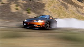 Forza Horizon 5 Mitsubishi Eclipse GSX Drift en el mapa de rally