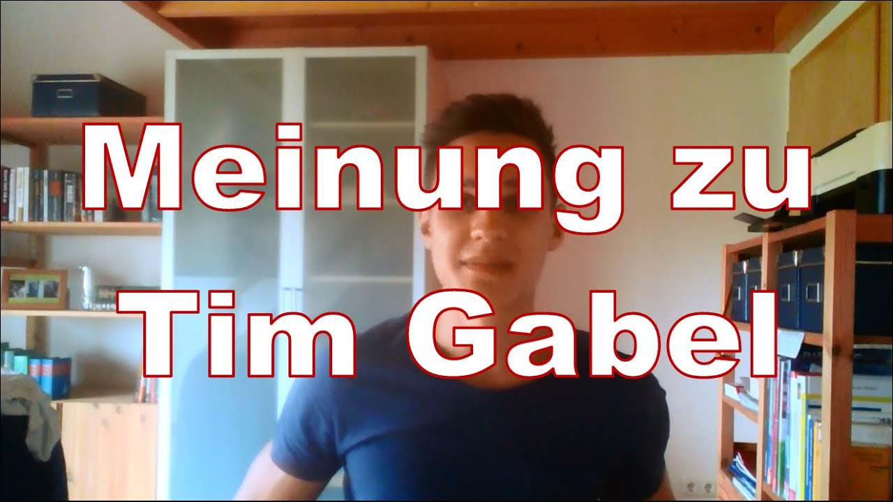 Meine Meinung zu Tim Gabel - Trennung von GA? tim gabel wikipedia