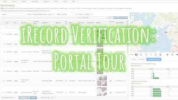 iRecord Verification Portal Tour