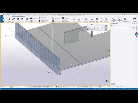 Tekla Structures | Erste Arbeitsschritte zur Erstellung von Bewehrungsplänen