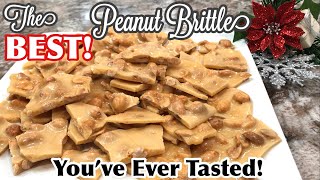 HOW TO MAKE EASY “MICROWAVE” PEANUT BRITTLE + Tips For Selling Peanut Brittle For Christmas!