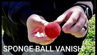 SPONGE BALL VANISH / TUTORIAL (English Version)