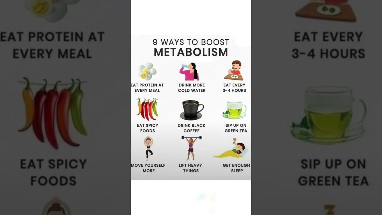 9 Ways To Boost Metabolism