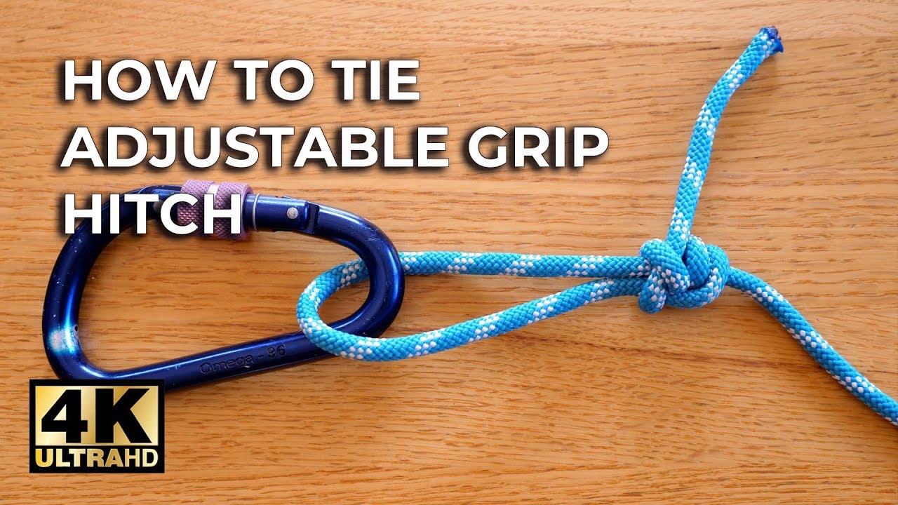 How to tie an Adjustable Guyline Knot