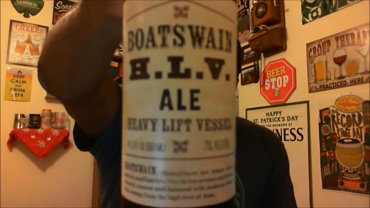 Rod J Beer Rhinelander Brewing Boatswain H.L.V. Ale Beer Review YouTube
