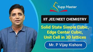 JEE NEET Solid State | Class 12 Chemistry | Cubic Unit Cell with 3D Animation | Yupp Master