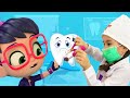 Abby in real life lost a tooth! Pretend Play Dentist. Abby Hatcher vs Doc McStuffins