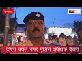 Dewas News, देवास में पुलिस ने शहर में निकाला मार्च
