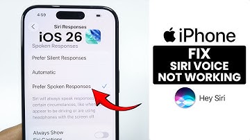 [iOS 26] How to Fix Siri Voice Not Working Issue on Any iPhone - Solve Siri Problems